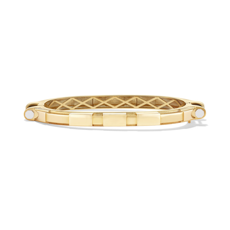 14k Yellow Gold Plain COUPLING™ Thin Bangle