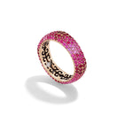 14k Rose Gold Ruby Pavé Candy Ring