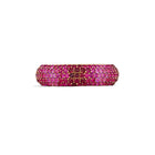 14k Rose Gold Ruby Pavé Candy Ring