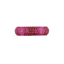 14k Rose Gold Ruby Pavé Candy Ring