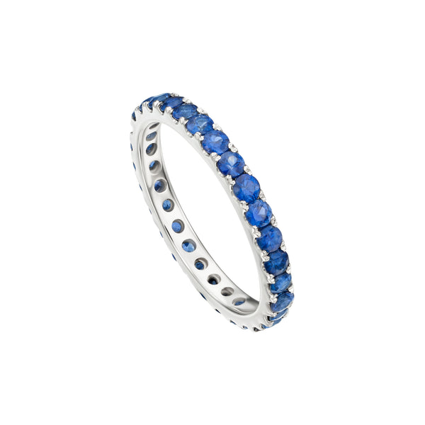 Gold and Blue Sapphire Band