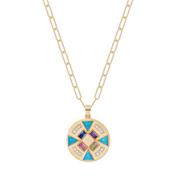 Geometrical Pendant in Gold