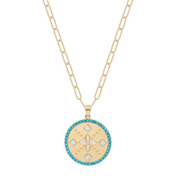 Turquoise Geometrical Pendant