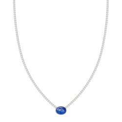 Blue Tanzanite Tennis Necklace