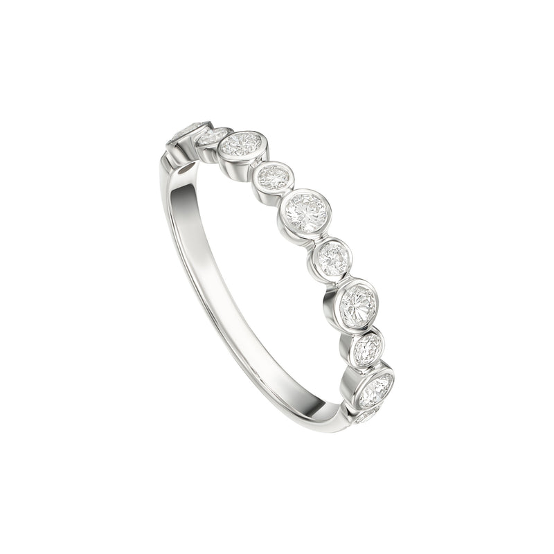 Bezel Set Diamond Band