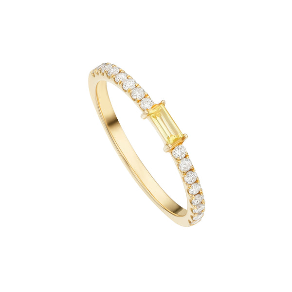 Tiny Sapphire and Diamond Band