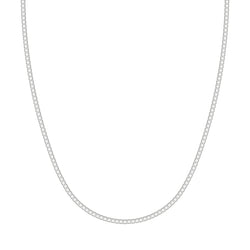 Classic Four Pronged Tennis Necklace