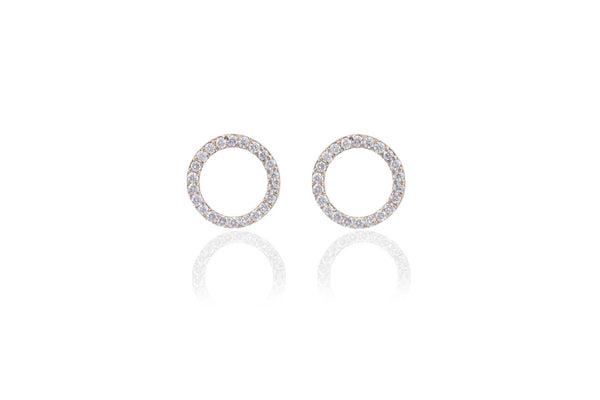 Diamond Circle Stud