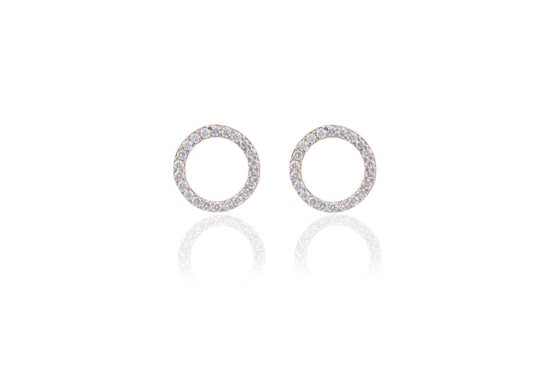 Diamond Circle Stud