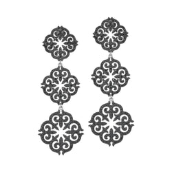 Three Piece Ornamental Earrings