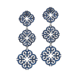 Three Piece Ornamental Earrings