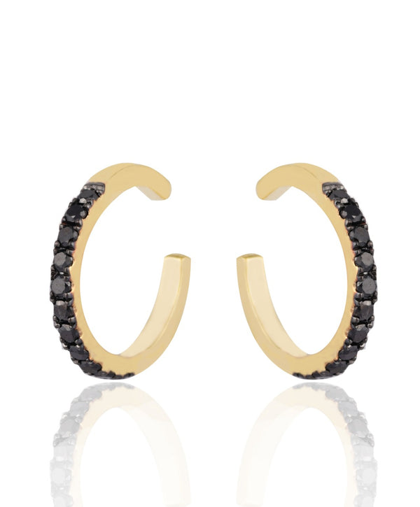 Black Diamond Ear Cuff