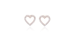 Diamond Heart Stud