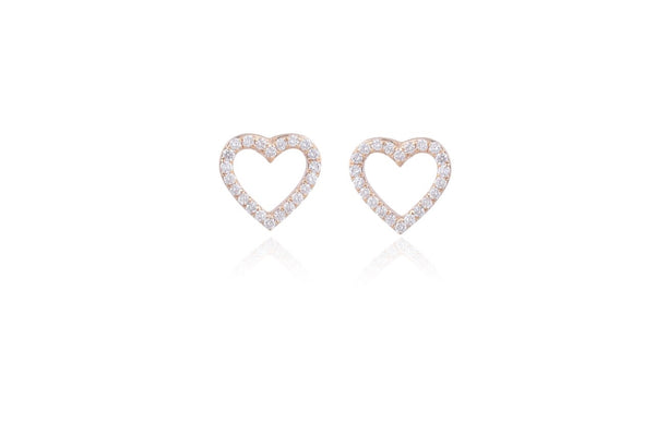 Diamond Heart Stud